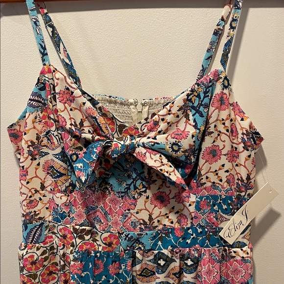 Eliza J Mixed Print Floral Tiered Maxi Dress Size 14, NWT - Picture 6 of 16